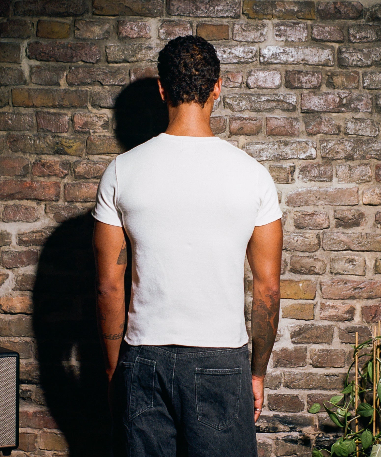 Men's Bodycon Ribbed Crop Top