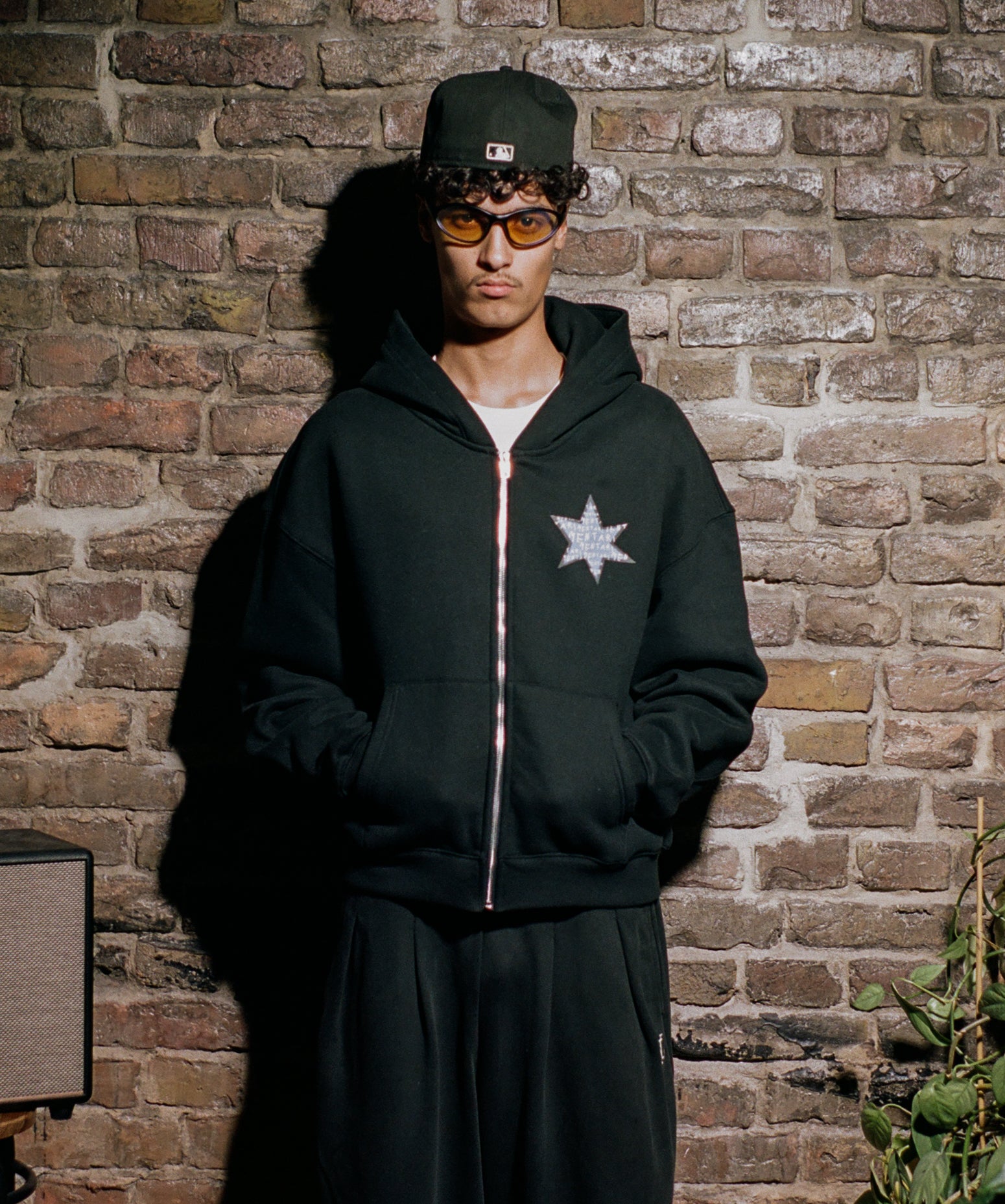 Fleece Zip-Up Boxy Hoodie