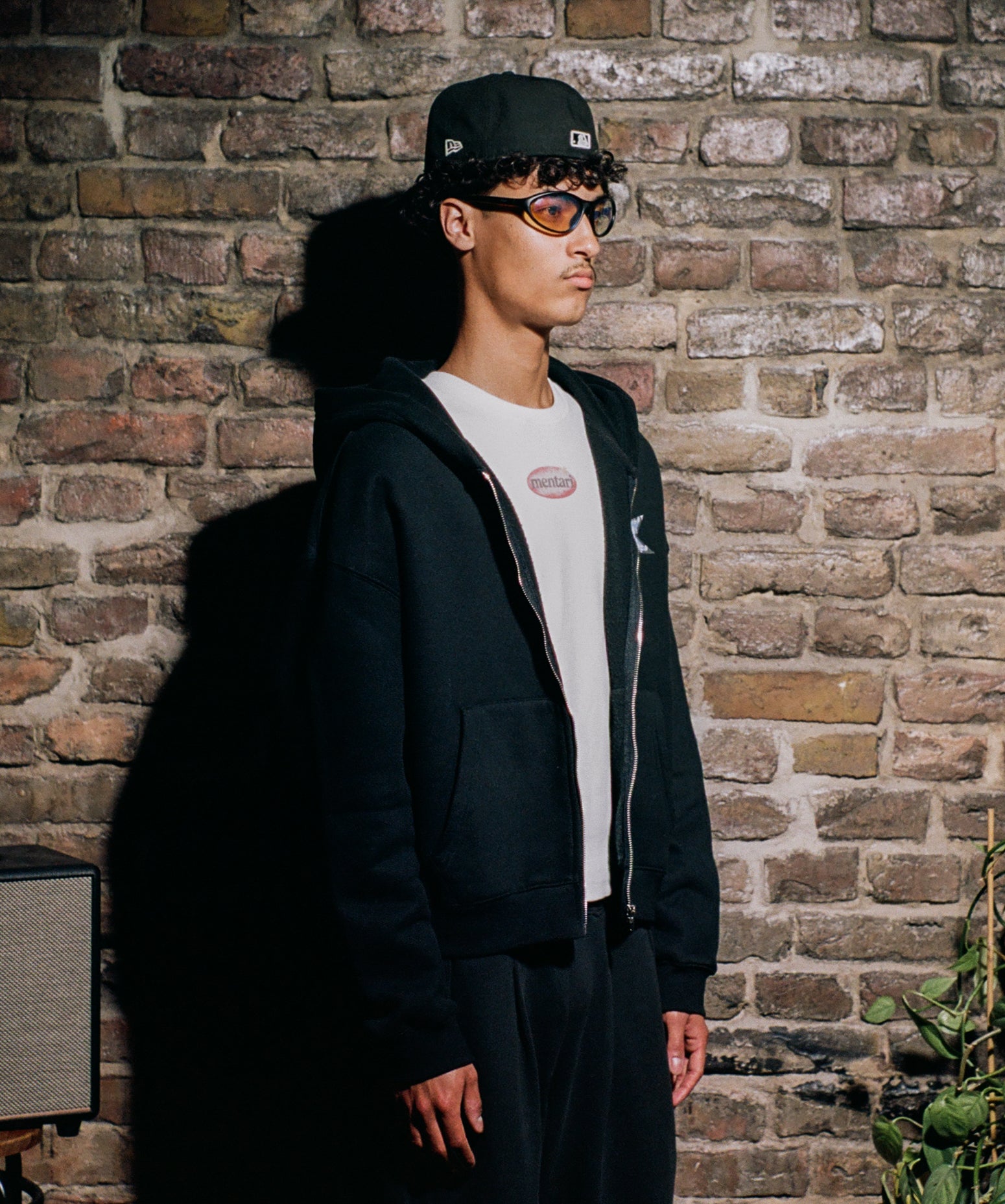 Fleece Zip-Up Boxy Hoodie