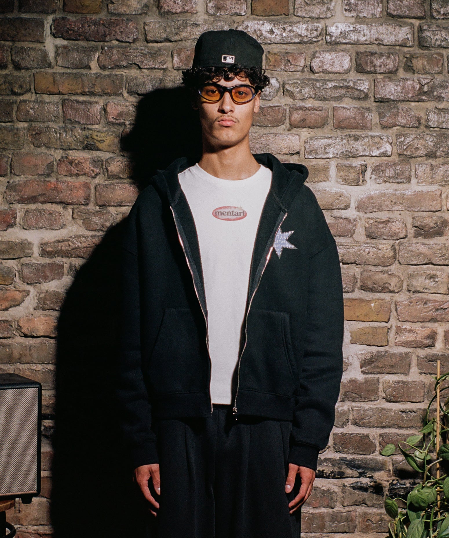 Fleece Zip-Up Boxy Hoodie